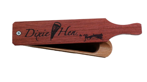 Dixie Hen Box Call Purple Heart Lid with Mahogany Body