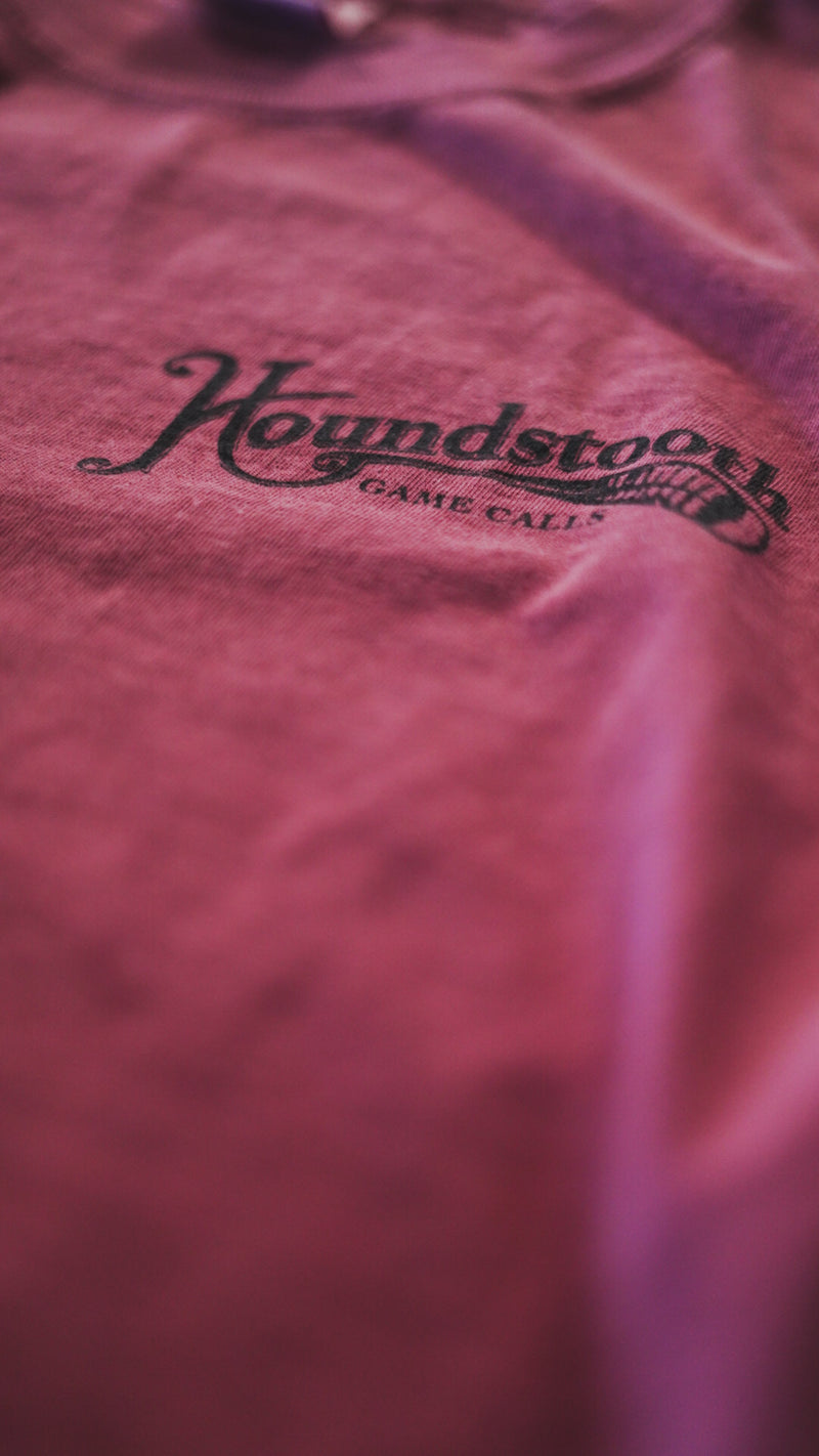 Houndstooth Strutter Long Sleeve T-Shirt | Comfort Colors Red