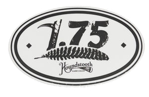 1.75 Spur Sticker Decal – Houndstooth Game Calls