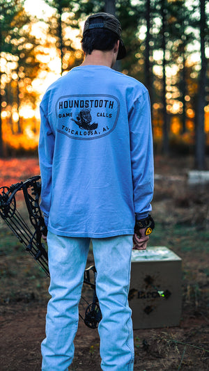 Houndstooth Flying Longbeard Long Sleeve T-Shirt