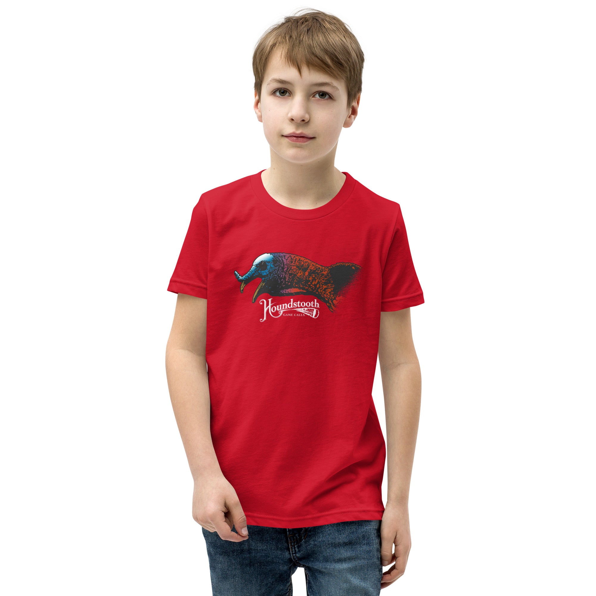 Youth Houndstooth Boss Gobbler Short Sleeve T-Shirt