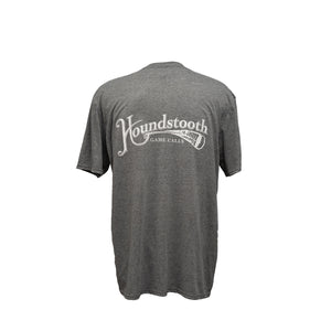 Heathered Grey Houndstooth Logo T-Shirt