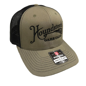 Turkey Feather Olive/Black Mesh Snapback Hat