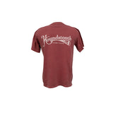 Houndstooth Game Calls Logo Comfort Color Red Short Sleeve